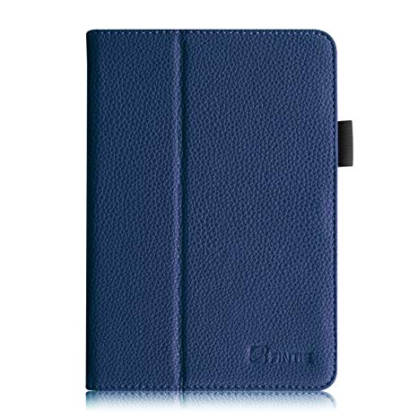 Fintie Folio Case for Fire HDX 7 - Slim Fit Leather Standing Protective Cover with Auto Sleep/Wake (will only fit Kindle Fire HDX 7" 2013), Navy