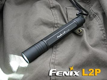 Fenix L2P 3 Watt 2 AA Luxeon LED High Output Mini Flashlight - 55 Lumens