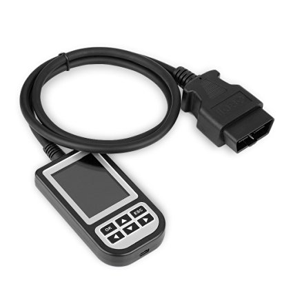 Excelvan Auto Trouble Scan Tool Professional Creator C110 V3.3 OBD2 II/ EOBD Engine Airbag/ ABS/ SRS Diagnostic Fault Code Reader Scan Tool for BMW E36 E46 E90 E91 E92 E93 E39 LCD Display