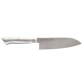 Natural Basic - 6-1/2 Inch All Stainless Steel Chef's Knife