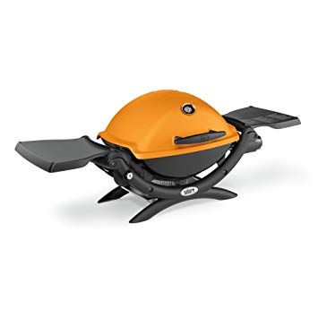 Weber 51190001 Q1200 Liquid Propane Grill, Orange