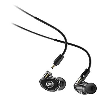 MEE Professional MX4 PRO Customizable Noise-Isolating Universal-Fit Modular Musician’s in-Ear Monitors (Smoke)
