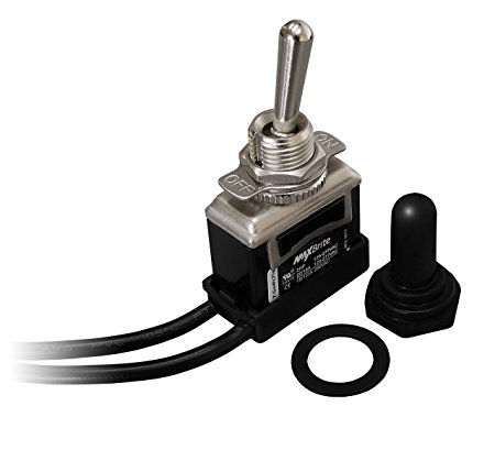 HEAVY DUTY TOGGLE SWITCH 20/15A 125/277V, 2 HP with Waterproof Rubber Boot UL cUL Certified
