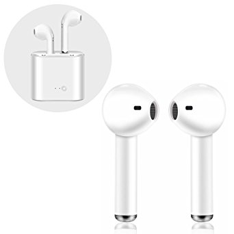 Wireless Bluetooth Headset, In-Ear Headphone Headset for Wireless Headphones, iPhone X, 8, 8 Plus, 7, 7 Plus, 6s, Samsung Galaxy S7, S8, IOS, Android Smartphone