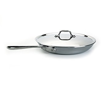 All-Clad 51125 All Clad Stainless-Steel 12-Inch Fry Pan with Lid