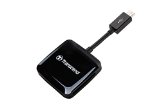 Transcend USB 20 OTG Card Reader Black TS-RDP9K