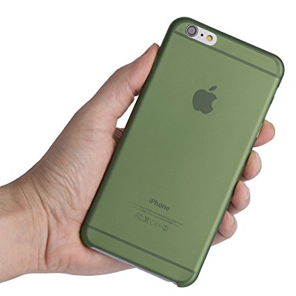 iPhone 6 Plus Case, iPhone 6s Plus Case , Thinnest Cover Premium Ultra Thin Light Slim Minimal Anti-Scratch Protective - For Apple iPhone 6 Plus 5.5 inch | totallee The Scarf (Deep Green)