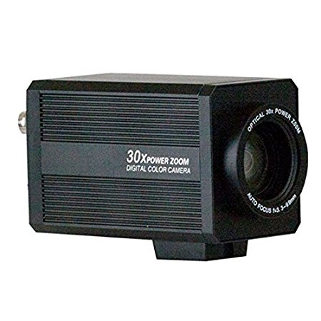 GW Security Inc VD30XH 1/4-Inch 600 TVL High-Speed Digital 30X Zoom 0.1 Lux/F1.6 Sony CCD CCTV
