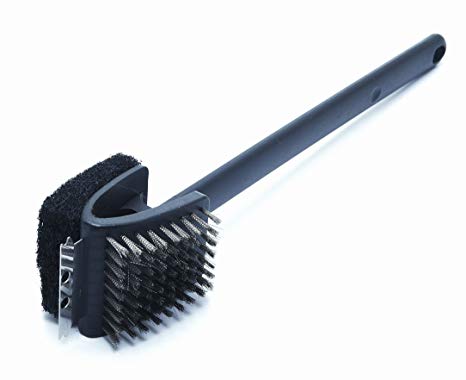 GrillPro 75551 2-Way Grill Brush with Scrubber