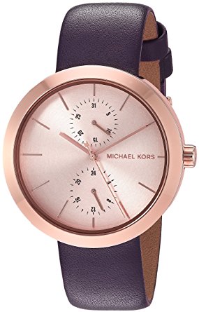 Michael Kors Women's Garner Purple Watch MK2575