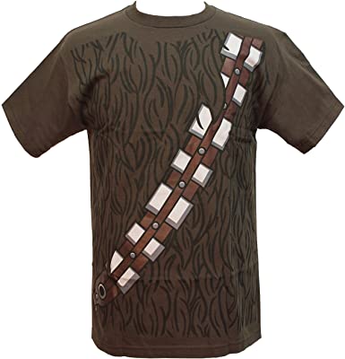 STAR WARS I am Chewbacca Costume Adult Brown T-Shirt