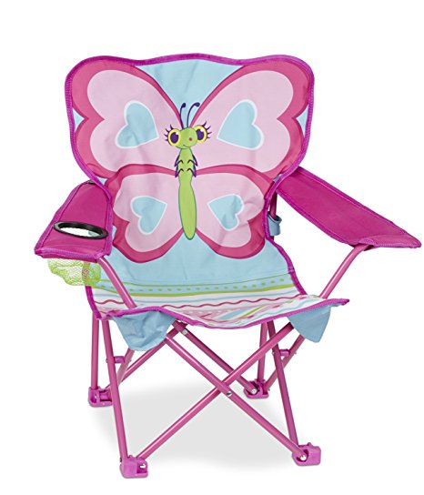 Melissa & Doug Sunny Patch Cutie Pie Butterfly Camp Chair