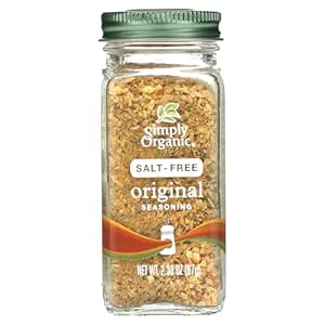 Simply Organic Organic Salt-Free Original Seasoning, 2.3 Ounce