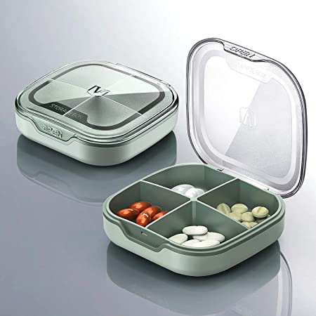 ALL Cart Pocket Pill Containers, Pill Case, Portable Pill Case, Pill Case for Purse, Cute Pill Organizer, Pill Container for Purse, Small Pill Organizer, Pill Box Small, Travel Pill Box