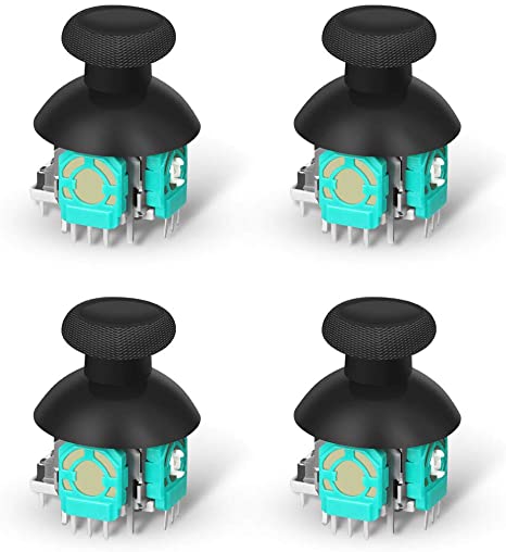 Analog Joysticks Repair Kit for Xbox One Controller, LANMU Thumbstick Sensor Kit for Xbox One Controller with Thumbstick Grip Cap and T6 T8 Screwdriver