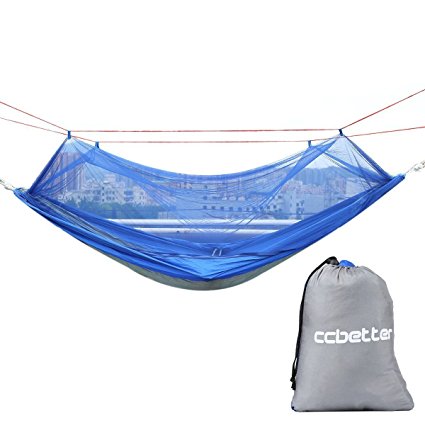 Hammock, Portable Nylon Fabric Parachute Taffeta Hammocks for Outdoors, Camping, Garden, Hiking, Picnic and Travelling