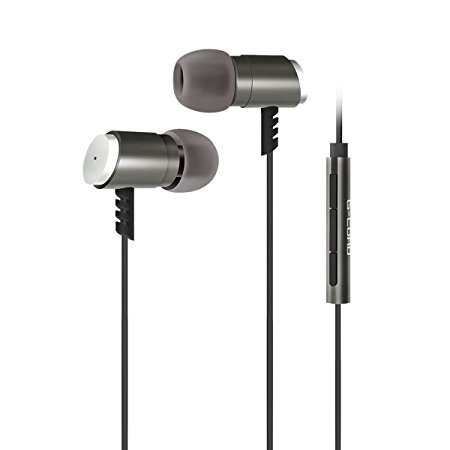 Stereo Sound In-Ear Earbuds, G-CORD 3.5MM Wired Earphones with Mic & Volume Control