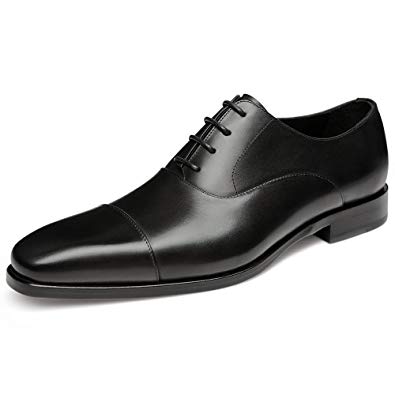 GIFENNSE Men's Classic Modern Oxford Wingtip Lace Dress Shoes