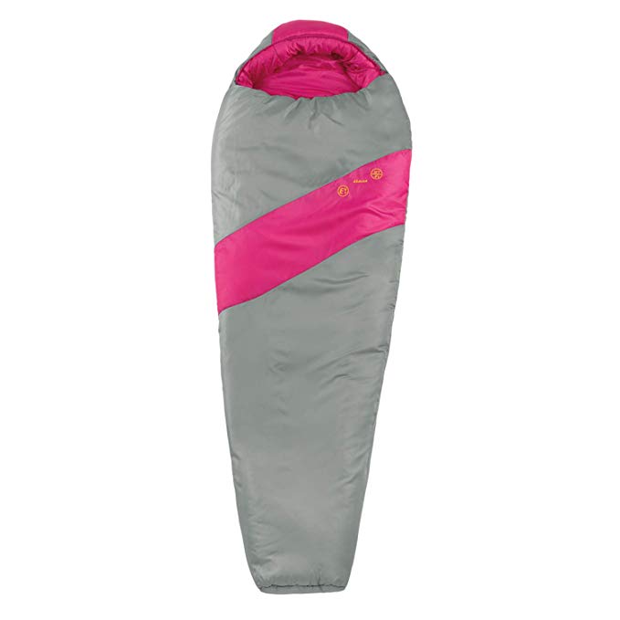 Eureka! Azalea 15-Degree Petite Sleeping Bag, Pink/Grey (3 Pounds 7 Ounces)