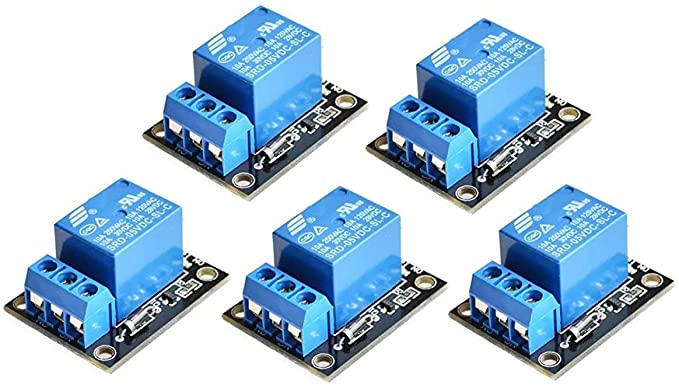ICQUANZX 5PCS KY-019 5V One Channel Relay Module Board Shield For PIC AVR DSP ARM for arduino Relay