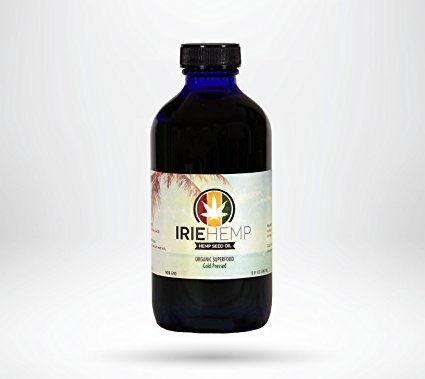 Irie Hemp - Organic Hemp Seed Oil - Cold Pressed - 8 fl oz