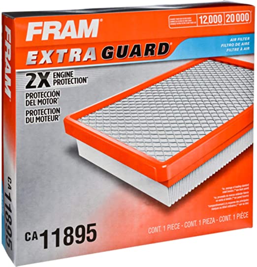 FRAM Extra Guard Air Filter CA11895, for Select Toyota Vehicles