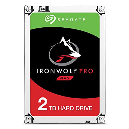 Seagate IronWolf Pro 2TB NAS Internal Hard Drive HDD – 3.5 Inch SATA 6Gb/s 7200 RPM 128MB Cache for RAID Network Attached Storage, Data Recovery Service – Frustration Free Packaging (ST2000NE0025)