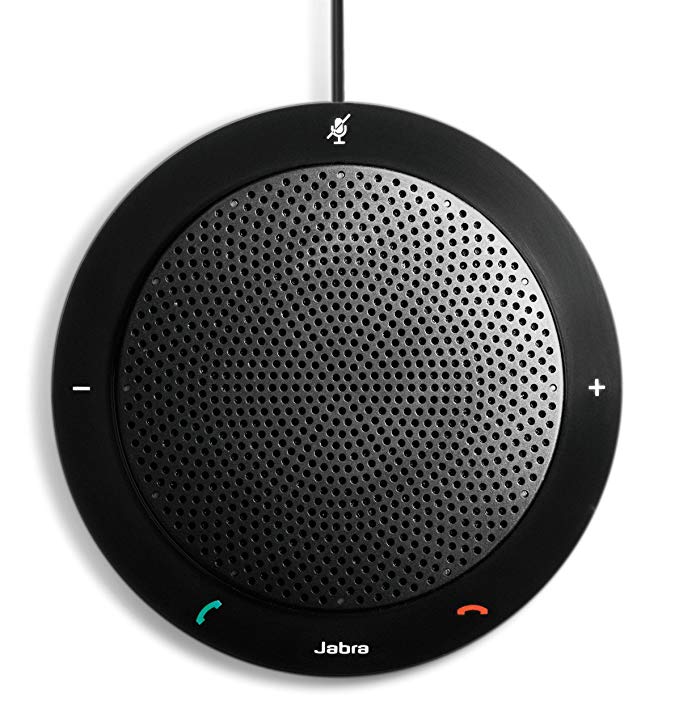 Jabra SPEAK410 USB Speakerphone for Skype, Lync and Other VoIP Calls - Retail Packaging - Black