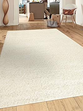 Rugshop Soft Cozy Solid Indoor Shag Area Rug, 7'10" x 10', White