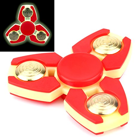 Hand Spinner, KAMOTA Finget Spinner Glow In The Dark High Speed Gyroscope Perfect to Relieve ADD ADHD Anxiety Adult Children Kid