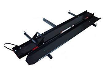 TMS T-MC-M800C 600-Pound Heavy Duty Motorcycle Sport Bike Hitch Carrier Hauler Rack with Loading Ramp