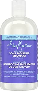 Shea Moisture Aloe Butter Scalp Moisture Shampoo with Vitamin B3 for hydrated scalp & stronger, moisturized hair 384 ml