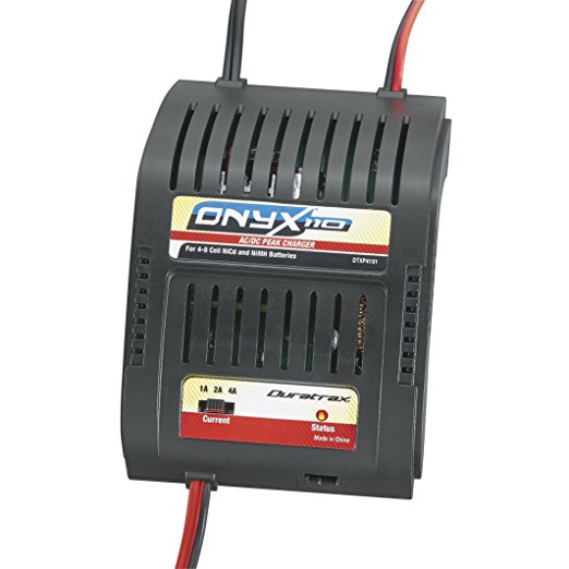 Duratrax Onyx 110 AC/DC Peak Charger for Four-to-Eight Cell Nickel-Cadmium or Nickel Metal Hydride Battery Packs