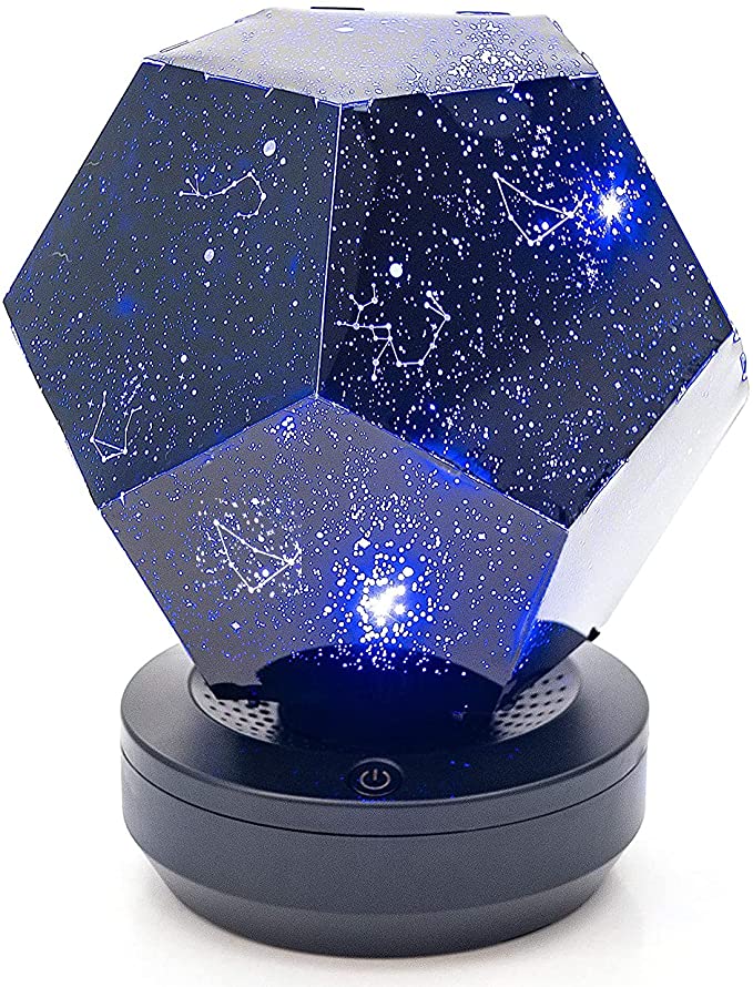 Galaxy Star LED Night Light Projector,Nova Stars Original Home Planetarium,Star Projection Lamp,Rotating 3 Colours Adjustable Lights USB Cable Rechargeable
