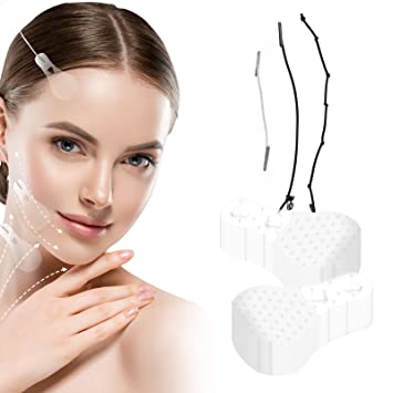 Face Lift Tape, 60Pcs Face Tape Lifting Invisible, Waterproof Face Tape with High Elasticity, Makeup Tool to Hide Facial Wrinkles, Double Chin, V-line Face & Tightening Skin