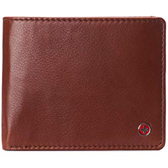 Alpine Swiss RFID Connor Passcase Bifold Wallet For Men Leather