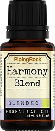 Piping Rock Harmony Blended Essential Oil 1/2 oz (15 ml) Dropper Bottle