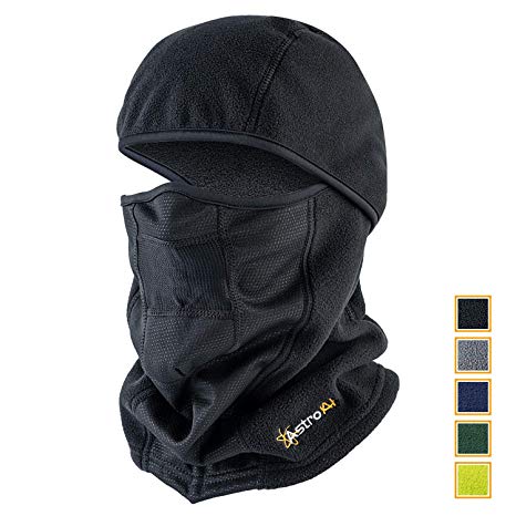 AstroAI Balaclava Ski Mask Windproof Breathable Cold Protection Warm Winter Full Face Cover Extra Soft Mask for Skiing, Snowboarding, Motorcycling, Running, Cycling for Men Women Polar Fleece