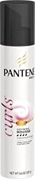 Pantene Pro-V Curl Defining Hair Mousse Maximum Hold 6.6 Oz (Pack of 3)