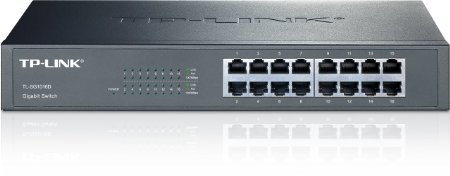 TP-LINK 16-Port Gigabit Ethernet Rackmount Switch (TL-SG1016D)