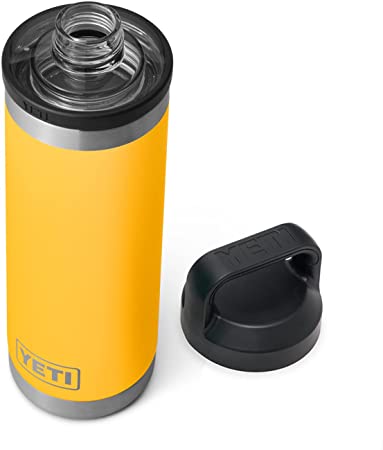 YETI Rambler 18 oz Bottle, Vacuum Insulated, Stainless Steel with Chug Cap