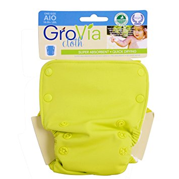 GroVia All in One Cloth Diaper (AIO) (Citrus)