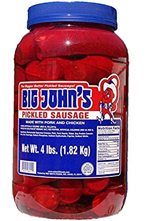 Big John's Pickled Sausage - 4 lb. jar