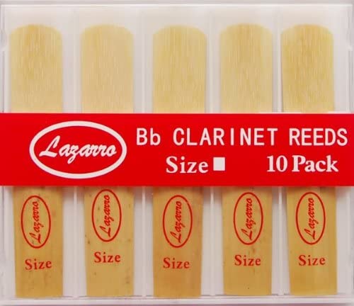 Lazarro CR-L-2 Clarinet Reeds Size Strength 2, Box of 10 - All Sizes Available