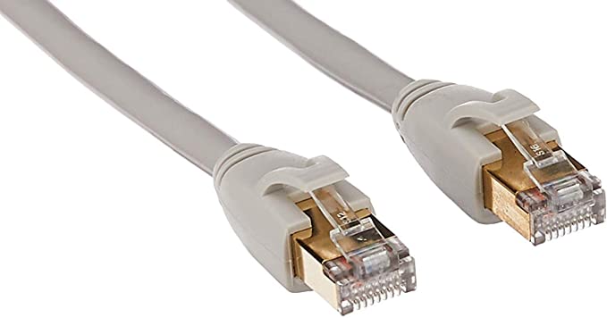 AmazonBasics RJ45 Cat7 Network Ethernet Patch Internet Cable - 10 Feet, 10-Pack