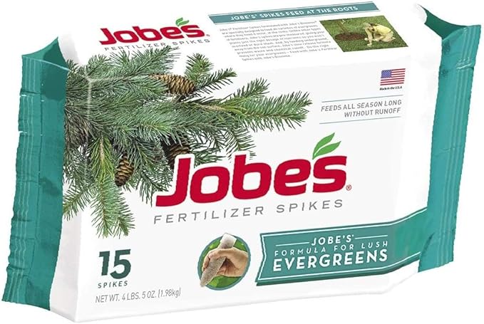 Jobe's 01661 Evergreen Fertilizer Spikes, 15, Brown - 1 Pack, 1661161220-n