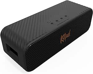 Klipsch The Detroit Portable Bluetooth Speaker with Dual 1" tweeters and 3" woofers, IP67 dust and Waterproof Rating, 20 Hours of Playtime for a Premium Live Concert Experience