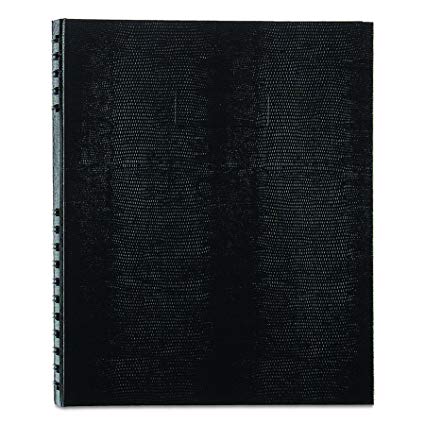 Blueline NotePro Notebook, Black, 11 x 8.5 inches, 200 Pages (A10200.BLK)