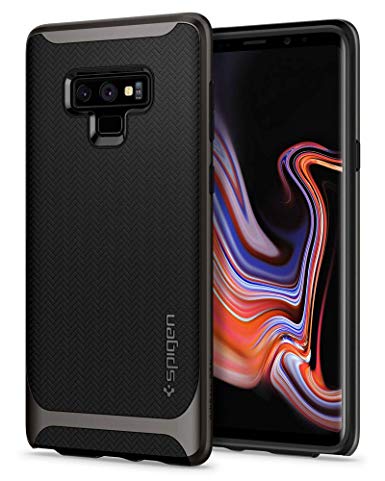 Spigen Galaxy Note 9 Case Neo Hybrid - Premium Reinforced Dual Frame Clear Slim Protection Samsung Galaxy Note 9 (2018) - Gunmetal