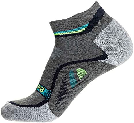 GRIP6 Merino Wool Socks Mens | Ankle Wool Hiking Socks